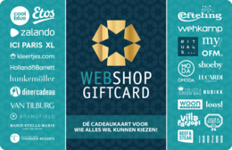 Webshop Giftcard digitale cadeaubon bestellen
