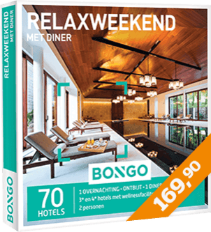 Bongo - Relaxweekend met diner Bongo - Relaxweekend met diner