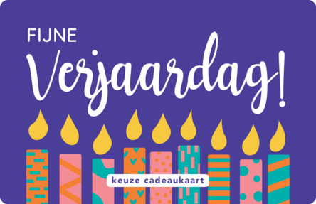 Verjaardag Keuze Cadeaukaart
