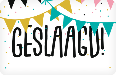 Geslaagd Keuze Cadeaukaart Geslaagd Keuze Cadeaukaart