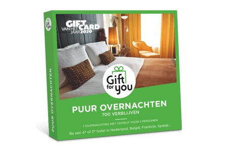 Gift for you - puur overnachten cadeaukaart Gift for you - puur overnachten cadeaukaart