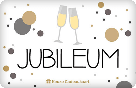 Jubileum Keuze Cadeaukaart Jubileum Keuze Cadeaukaart