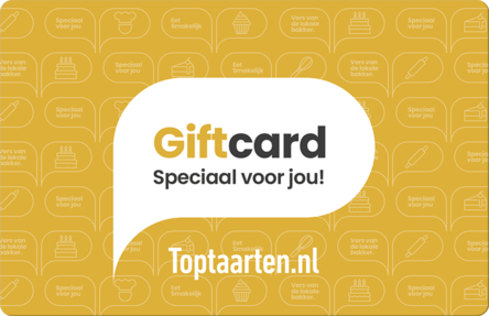 Toptaarten Cadeaukaart