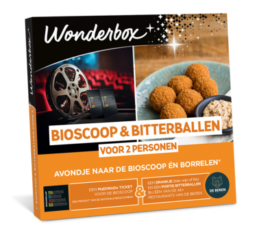 Wonderbox Happy – Bioscoop & Bitterballen (voor 2 personen)