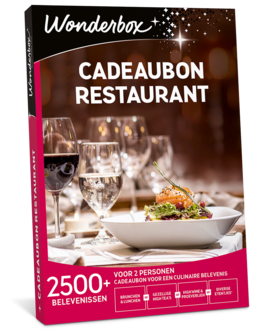 Wonderbox - Cadeaubon Restaurant Wonderbox - Cadeaubon Restaurant