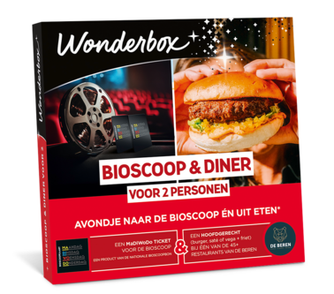 Wonderbox Happy - Bioscoop & Diner (voor 2 personen) Wonderbox Happy - Bioscoop & Diner (voor 2 personen)