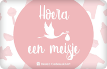 Dochter Keuze Cadeaukaart (Ooievaar)