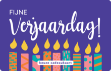 Verjaardag Keuze Cadeaukaart