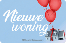 Nieuwe Woning Keuze Cadeaukaart (Ballon)