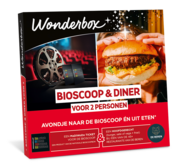 Wonderbox Happy - Bioscoop & Diner (voor 2 personen)