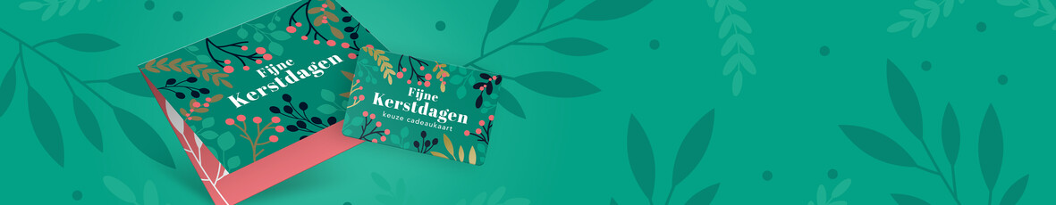 Banner kerst cadeaukaart