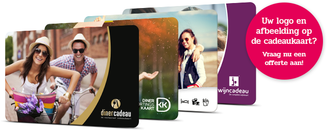 Uw bedrijfslogo op de cadeaubon